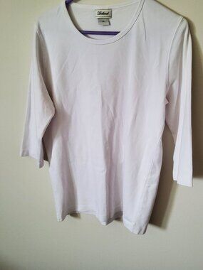 Distinct White long Sleeve blouse size XL
